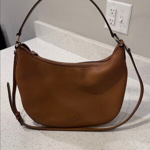Brown Leather Shoulder Bag